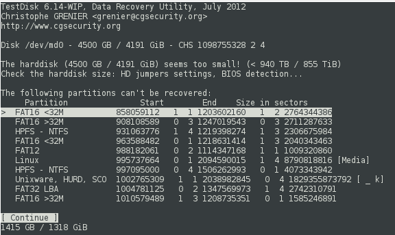 testdisk SS 2