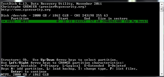 Es wird eine NTFS Partition gefunden ... vielleicht mit meinen Daten oder doch nur die ab Werk?