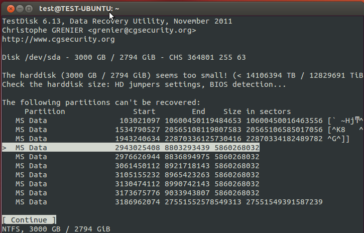 testdisk screenshot