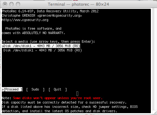 #1 I selected the default which is the 1st one. What is the difference between &quot;disk1&quot; and &quot;rdisk1&quot;?