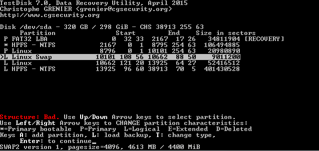 Is there a problem of overlapping recovery and system NTFS partitions?