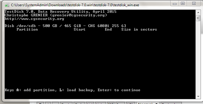 No Partition Found Cgsecurity Org
