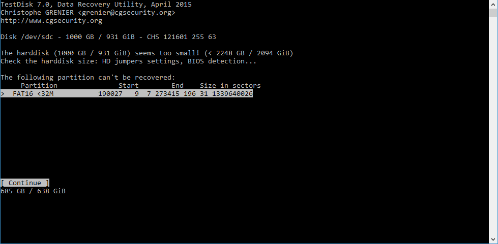 Trying To Recover Deleted And Reformatted Fat32 Partition Cgsecurity Org
