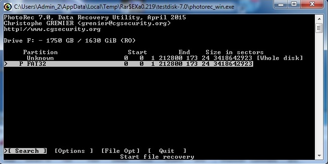1-Photorec-Erkennung FAT32.jpg