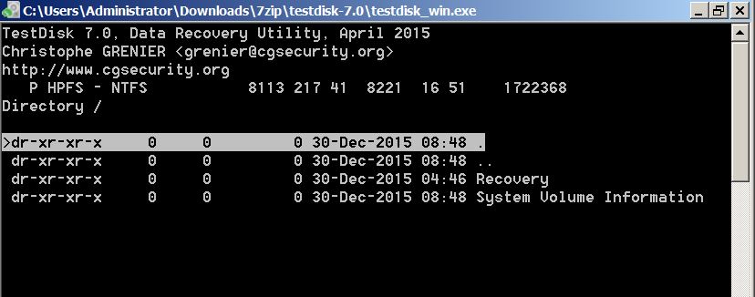 03 - Files on NTFS Partition.JPG