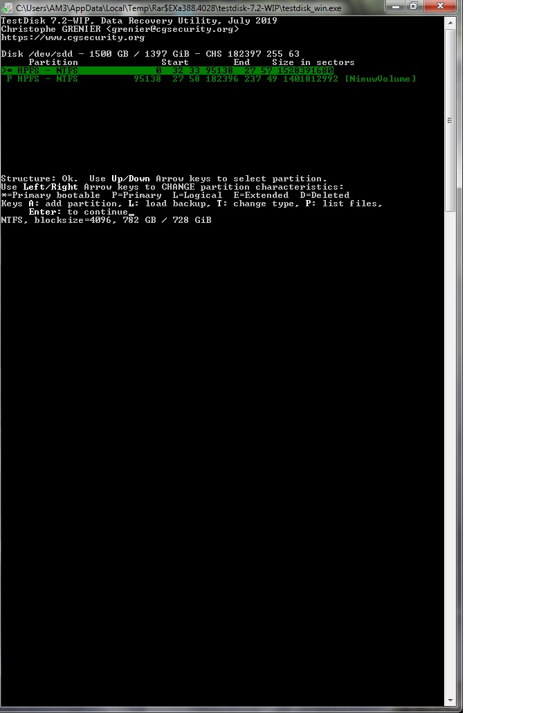 testdisk 7.2 analyse WD Elements 1.5 TB.jpg