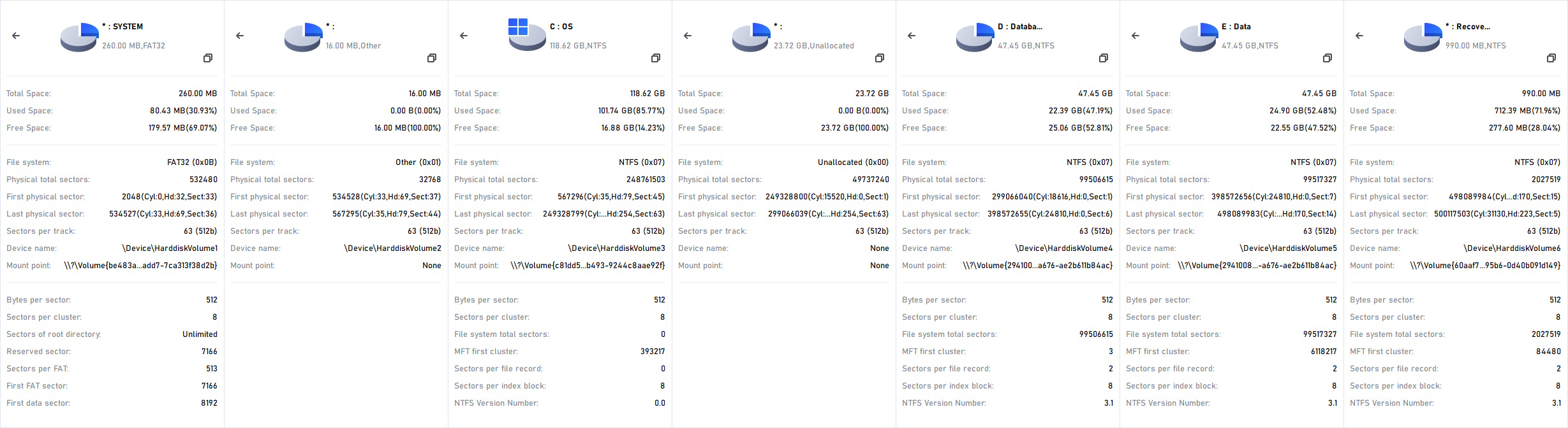 Partition Assistant Details